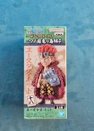 Eustass Kid - One Piece World Collectable Figure, marca: Banpresto, estado: Novo com etiquetas, €15.99, €17.49 inclui Proteção do Comprador