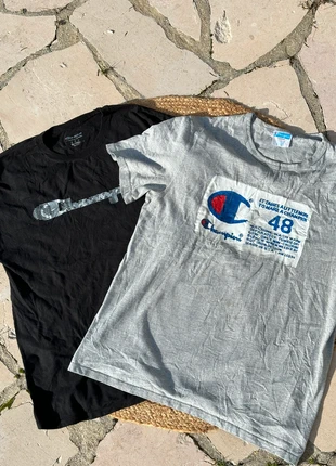 Lot de deux T-shirt Champion Vintage Taille L, brand: Champion, condition: Very good, size: L, €5.00, €5.95 includes Buyer Protection