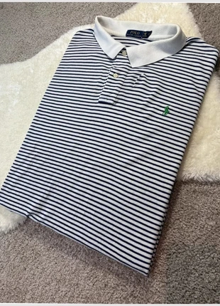 Polo rayé col blanc – Ralph Lauren 222N, marke: Ralph Lauren, zustand: Gut, größe: XXL, 16,20 €, 17,71 € beinhaltet Vinted-Käuferschutz Pro