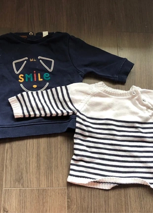 Lot 2 pulls Obaïbi et Vertbaudet 6 mois, brand: Vertbaudet, condition: Very good, size: 6-9 months / 68 cm, €3.00, €3.85 includes Buyer Protection