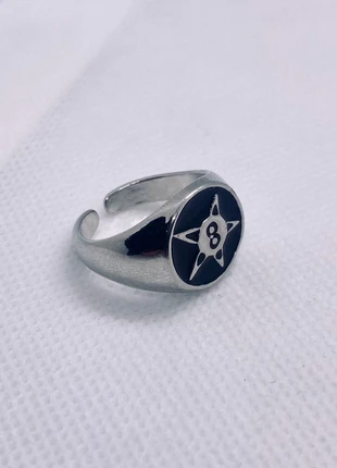 Bague argentée unisexe y2k, marca: Argent, estado: Novo sem etiquetas, tamanho: Ajustável, €5.00, €5.95 inclui Proteção do Comprador