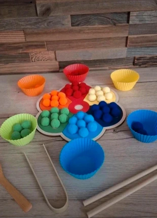 Fine motor skills colours sorting set montessori style toy, brand: Unbra, condition: Very good, size: One size, £11.90, £13.15 includes Buyer Protection