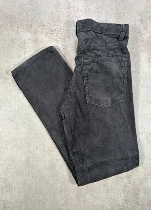 Pantalon En Velours Côtelé / Corduroy h&m gris anthracite velourscotele casual taille 146, merk: H&M, staat: Heel goed, maat: W27 | FR 36, € 9,00, € 10,15 inclusief Kopersbescherming Pro