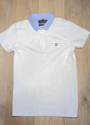 Polo manches courtes blanc - Voile bleue - Taille S, marque: Voile Bleue, état: Très bon état, taille: S, 11,00 €, 12,25 € Protection acheteurs incluse