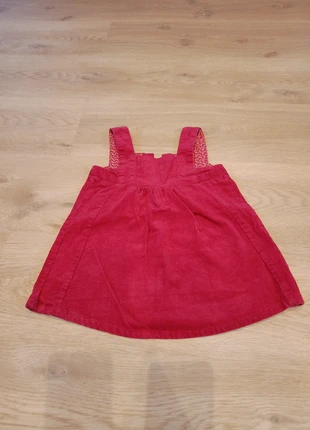 Rood geribt kleedje, marque: Obaïbi, état: Très bon état, taille: 12-18 mois / 80 cm, 4,00 €, 4,90 € Protection acheteurs incluse