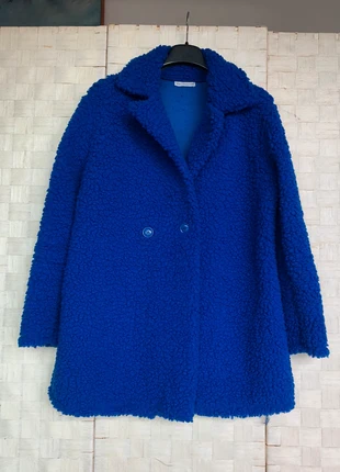 Giaccone Teddy blu elettrico, marke: New Collection, zustand: Neu, größe: L / 40 / 12, 15,00 €, 16,45 € inklusive Vinted-Käuferschutz