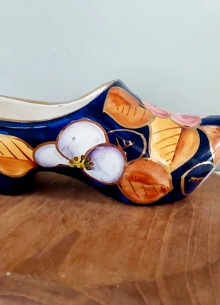 Vintage keramieken plateel klompje planter bloemenpot, marque: Vintage Dressing, état: Très bon état, 5,00 €, 5,95 € Protection acheteurs incluse