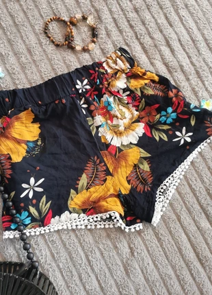 Short court noir à fleurs léger short été XXS, marke: Vintage Dressing, zustand: Sehr gut, größe: XXS / 32 / 4, 4,50 €, 5,43 € inklusive Vinted-Käuferschutz