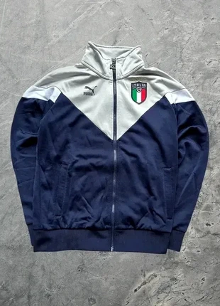 Puma Italia Track Jacket S | Vintage Retro Y2K Pashastyle Streetwear Fußballjacke, merk: Puma, staat: Heel goed, maat: S, € 24,00, € 25,90 inclusief Kopersbescherming