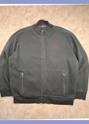 Pull / veste zippée Ralph Lauren noire logo brodé rouge - taille XL, brand: Ralph Lauren, condizioni: Ottime, taglia: XL, €59.90, €63.60 include la Protezione acquisti Pro