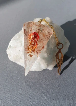 Pendule divinatoire Quartz Rutilé, marke: Dragon Quartz, zustand: Neu, 22,00 €, 23,80 € beinhaltet Vinted-Käuferschutz Pro