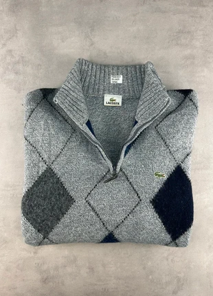 Pull Lacoste Half zip 1/4 zip col camionneur | Gris logo brodé | Taille XXL | #LAC5, marke: Lacoste, zustand: Sehr gut, größe: XXL, 39,90 €, 42,60 € beinhaltet Vinted-Käuferschutz Pro