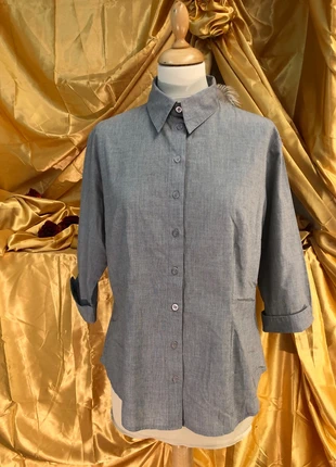 Chemisier gris uni manches 3/4 Ici et maintenant taille 3, marca: ici et maintenant, estado: Muito bom, tamanho: L / 40 / 12, €4.00, €4.90 inclui Proteção do Comprador Pro