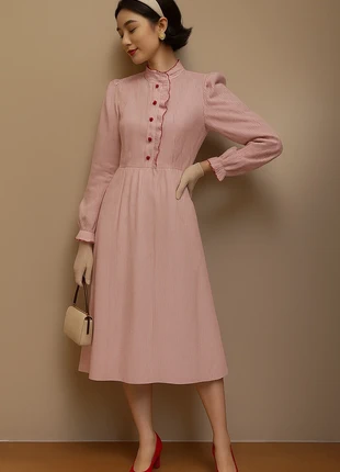 Vestido Vintage Anos 80, marca: Vintage Dressing, estado: Novo sem etiquetas, tamanho: M / 38 / 10, €26.00, €28.00 inclui Proteção do Comprador