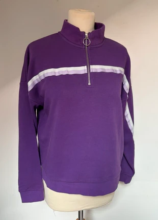 Sweat col montant à fermeture éclair Violet / Lila Kiabi Taille M, brand: Kiabi, condition: Very good, size: M / 38 / 10, €5.00, €5.95 includes Buyer Protection Pro