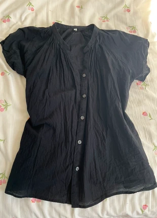 Chemise manches courtes noir vintage, brand: Vintage Dressing, condition: Very good, size: M / 38 / 10, €8.00, €9.10 includes Buyer Protection
