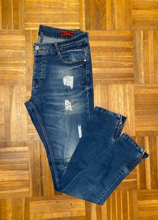 Denim Jeans Regular Déchirés, marca: vickenze man, estado: Nuevo sin etiquetas, tamaño: W34 | ES 44, 25,00 €, 26,95 € Protección al comprador incluida