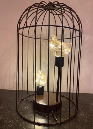 Lampe cage oiseaux LED – J-Line sur piles, marca: J-Line, estado: Novo sem etiquetas, €25.00, €26.95 inclui Proteção do Comprador