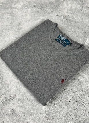 Pull Col Rond Ralph Lauren 100% Coton Gris logo brodé rouge Taille XL, marque: Ralph Lauren, état: Très bon état, taille: XL, 27,00 €, 29,05 € Protection acheteurs incluse