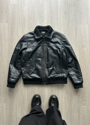 Vintage Real Buffalo Leather Jacket Harrington, brand: Vintage Dressing, condition: Very good, size: XL, €39.95, €42.65 includes Buyer Protection