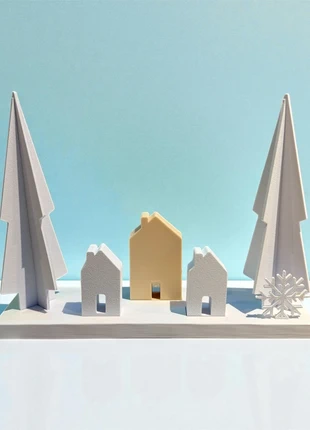 Village de Noël décor de saison, marca: Fait Main, estado: Novo sem etiquetas, €5.99, €6.99 inclui Proteção do Comprador Pro