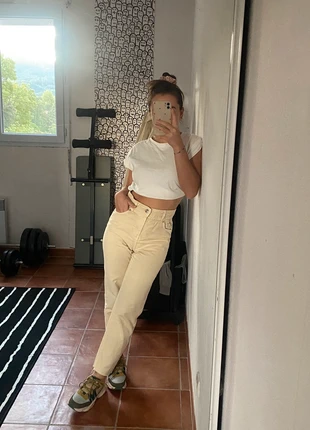 Jeans beige Bershka, brand: Bershka, condition: New without tags, size: XS / 34 / 6, €7.00, €8.05 includes Buyer Protection