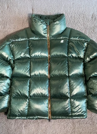 Doudoune - Puffer - K-way Silas Heavy Thermo Igloo vert métallisé - femme taille M, marque: K-Way, état: Très bon état, taille: M / 38 / 10, 230,00 €, 242,20 € Protection acheteurs (Pro) incluse