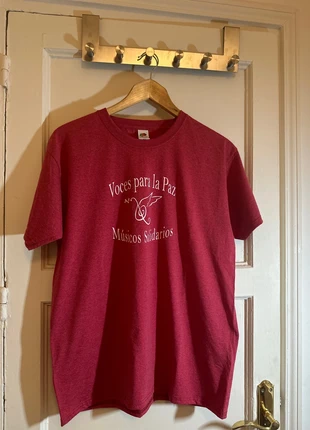 T-shirt Music peace, marque: Fruit of the Loom, état: Très bon état, taille: M, 5,00 €, 5,95 € Protection acheteurs incluse