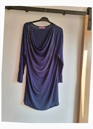 Robe bleu vintage femme T40 strass, état: Très bon état, taille: L / 40 / 12, 6,80 €, 7,84 € Protection acheteurs (Pro) incluse
