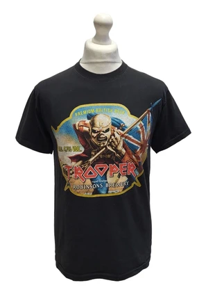 Vintage Band Tour T-Shirt Iron Maiden Trooper Beer Rock Mens UK M, brand: Fruit of the Loom, condition: Very good, size: M, £36.98, £39.53 includes Buyer Protection Pro