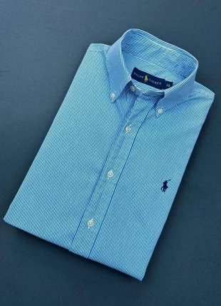 Chemise Ralph Lauren à rayures Bleu/Blanc - Taille S Homme - Bon état, brand: Ralph Lauren, condition: Good, size: S, €55.00, €58.45 includes Buyer Protection Pro