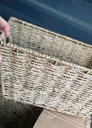 4 x Seagrass storage baskets, brand: von haus, condition: New with tags, £17.00, £18.55 includes Buyer Protection