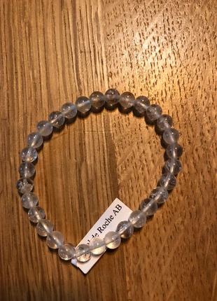 Bracelet cristal de roche 6mm, staat: Nieuw met prijskaartje, € 7,00, € 8,05 inclusief Kopersbescherming