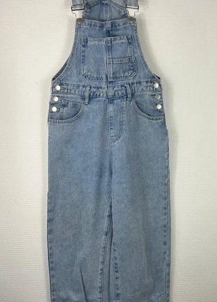 Salopette en Jean Baggy Vintage Bleu Clair, brand: Vintage Denim, condition: Very good, size: S / 36 / 8, €32.00, €34.30 includes Buyer Protection Pro