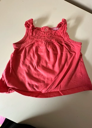 Débardeur rose pik ouic 9 mois, brand: Pikouic, condition: Good, size: 9-12 months / 74 cm, €1.00, €1.75 includes Buyer Protection