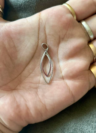 Pendentif navette en argent massif, brand: Argent, condition: Very good, €9.95, €11.15 includes Buyer Protection Pro