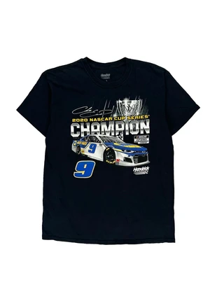 2020 Nascar Cup Series Champion Hendrick Nascar T-Shirt - Large Black Cotton, brand: Hendrick, condition: Very good, size: L, £24.99, £26.94 includes Buyer Protection Pro