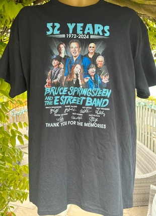 Bruce Springsteen e street band 52 Years Anniversary 1972-2024 T-shirt Size XL, brand: Bruce Springsteen, condition: Good, size: XL, £11.99, £13.29 includes Buyer Protection