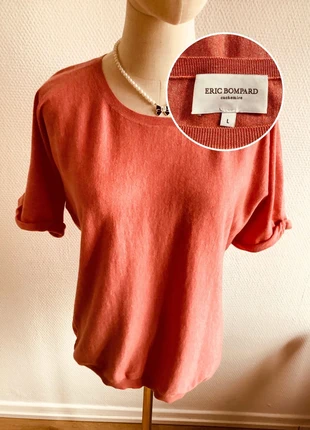 Pull femme Éric Bompard – cachemire et coton – taille L- Corail, brand: Eric Bompard, condition: Very good, size: L / 40 / 12, €49.00, €52.15 includes Buyer Protection