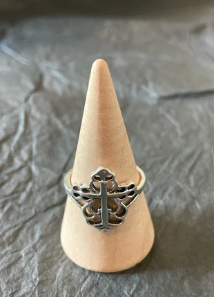 Bague fantaisie croix, marca: Fantaisie, estado: Nuevo sin etiquetas, tamaño: 16,9 mm Ø / 13,5, 2,00 €, 2,80 € Protección al comprador incluida