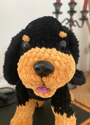 Cocker ! Chien amigurumi, état: Neuf avec étiquette, taille: Taille unique, 55,00 €, 58,45 € Protection acheteurs incluse