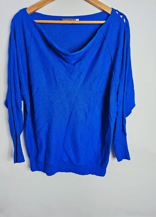 Mint Velvet Cobalt Blue Cut-Out Shoulder Jumper • Size M/10, brand: Mint Velvet, condition: Good, size: M / UK 12-14, £15.00, £16.45 includes Buyer Protection
