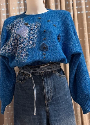 Maglione a ascella oversize vintage in mohair, marque: Vintage Dressing, état: Très bon état, taille: M / 38 / 10, 20,00 €, 21,70 € Protection acheteurs incluse