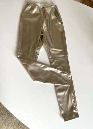 Pantaloni aderenti dorati Motivi – Made in Italy, taglia 38, brand: motivi, condizioni: Ottime, taglia: XS / IT 38 / EU 34, €12.00, €13.30 include la Protezione acquisti