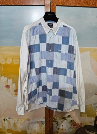 Très belle chemise patchwork Façonnable en coton taille L /XL, brand: Façonnable, condition: Very good, size: L, €34.00, €36.40 includes Buyer Protection Pro