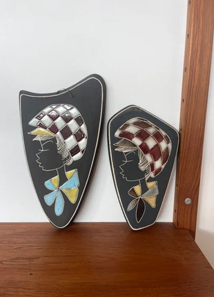 1x Vintage Astoria wandbord, wandplaat jaren 50 pam-pam, merk: Astoria, staat: Heel goed, € 99,00, € 104,65 inclusief Kopersbescherming