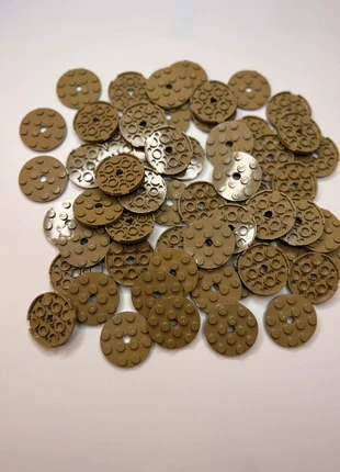 Plates rondes lego 4x4 - dark tan, brand: LEGO, condition: Very good, size: One size, €4.90, €5.85 includes Buyer Protection Pro
