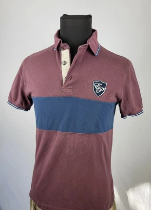 Polo Eden Park bordeaux bande bleue marine coton piqué écusson brodé style rugby chic S, marca: Eden Park, estado: Muy bueno, tamaño: S, 19,00 €, 20,65 € Protección al comprador Pro incluida