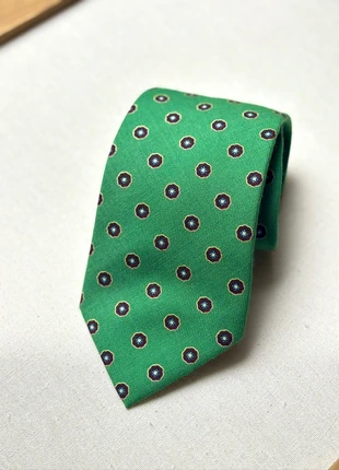 Cravate verte en laine à motif floral, marque: Vintage, état: Très bon état, 20,00 €, 21,70 € Protection acheteurs (Pro) incluse