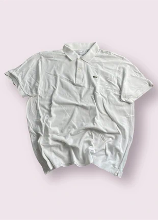 Polo Lacoste blanc uni logo brodé - Taille 3XL / T059, brand: Lacoste, condition: Good, size: XXXL, €12.95, €14.30 includes Buyer Protection Pro